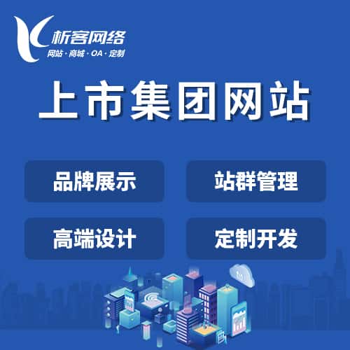 白银上市集团网站定制
